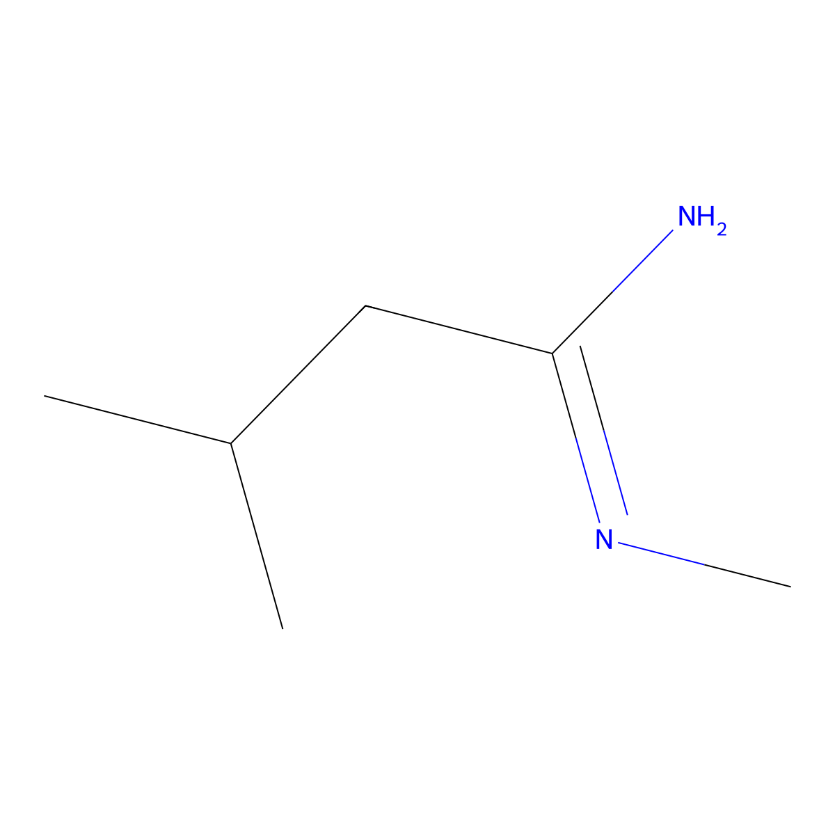 (Z)-N',3-dimethylbutanimidamide molecular structure, CAS 1339711-65-7