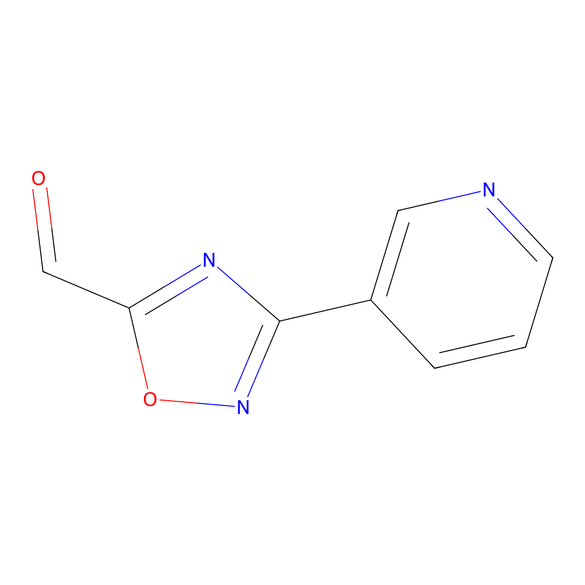 3-(Pyridin-3-yl)-1,2,4-oxadiazole-5-carbaldehyde molecular structure, CAS 1339780-50-5
