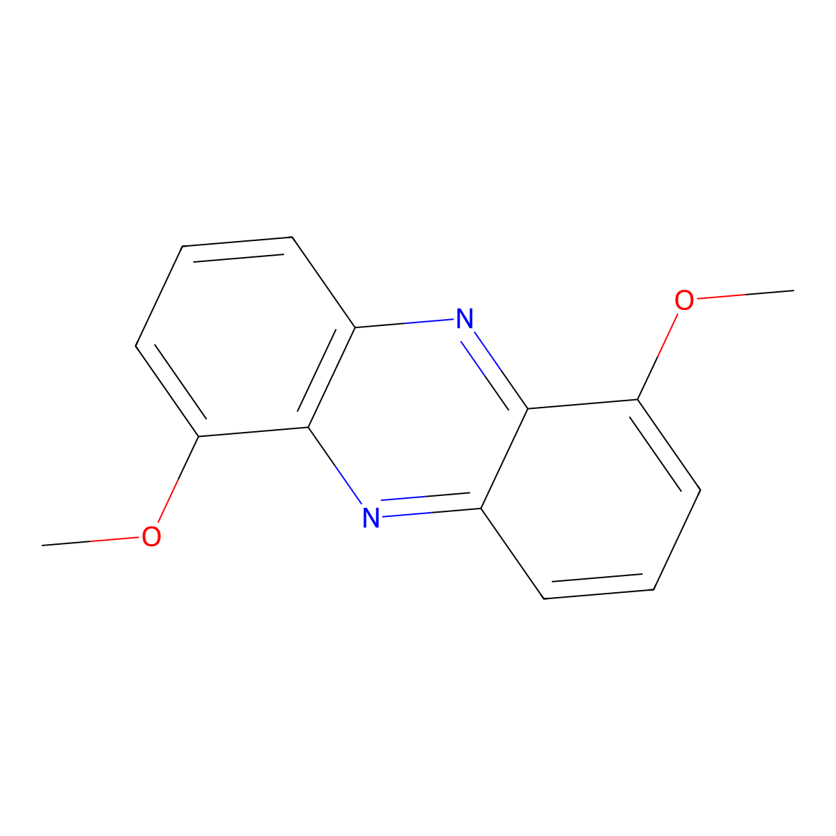 1,6-Dimethoxyphenazine molecular structure, CAS 13398-79-3