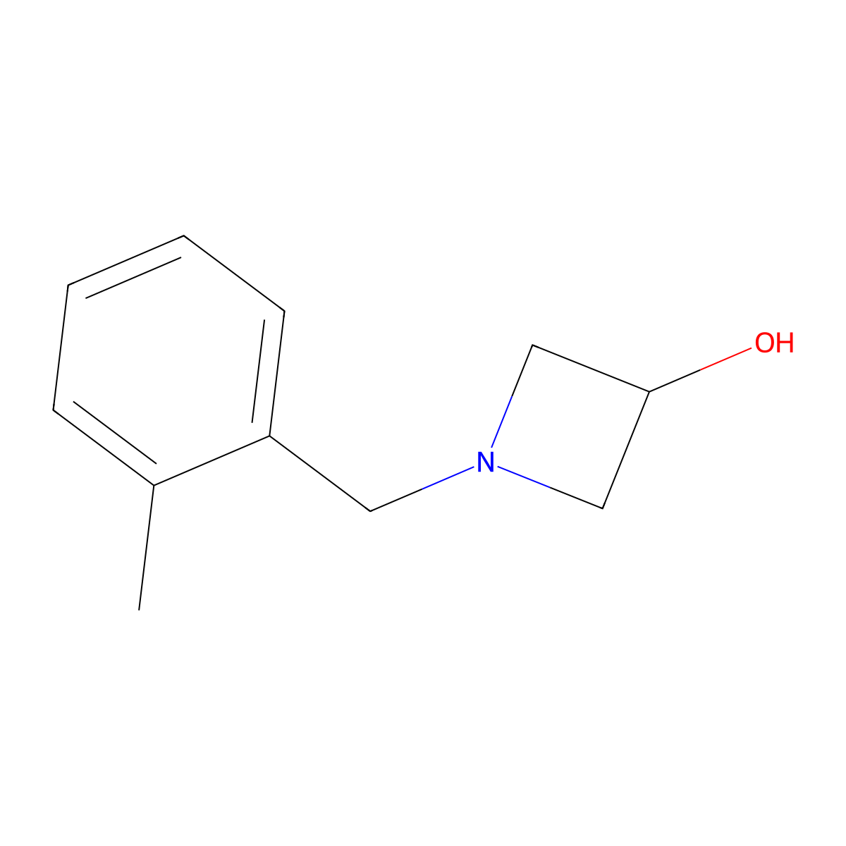 1-[(2-Methylphenyl)methyl]azetidin-3-ol molecular structure, CAS 1339818-51-7