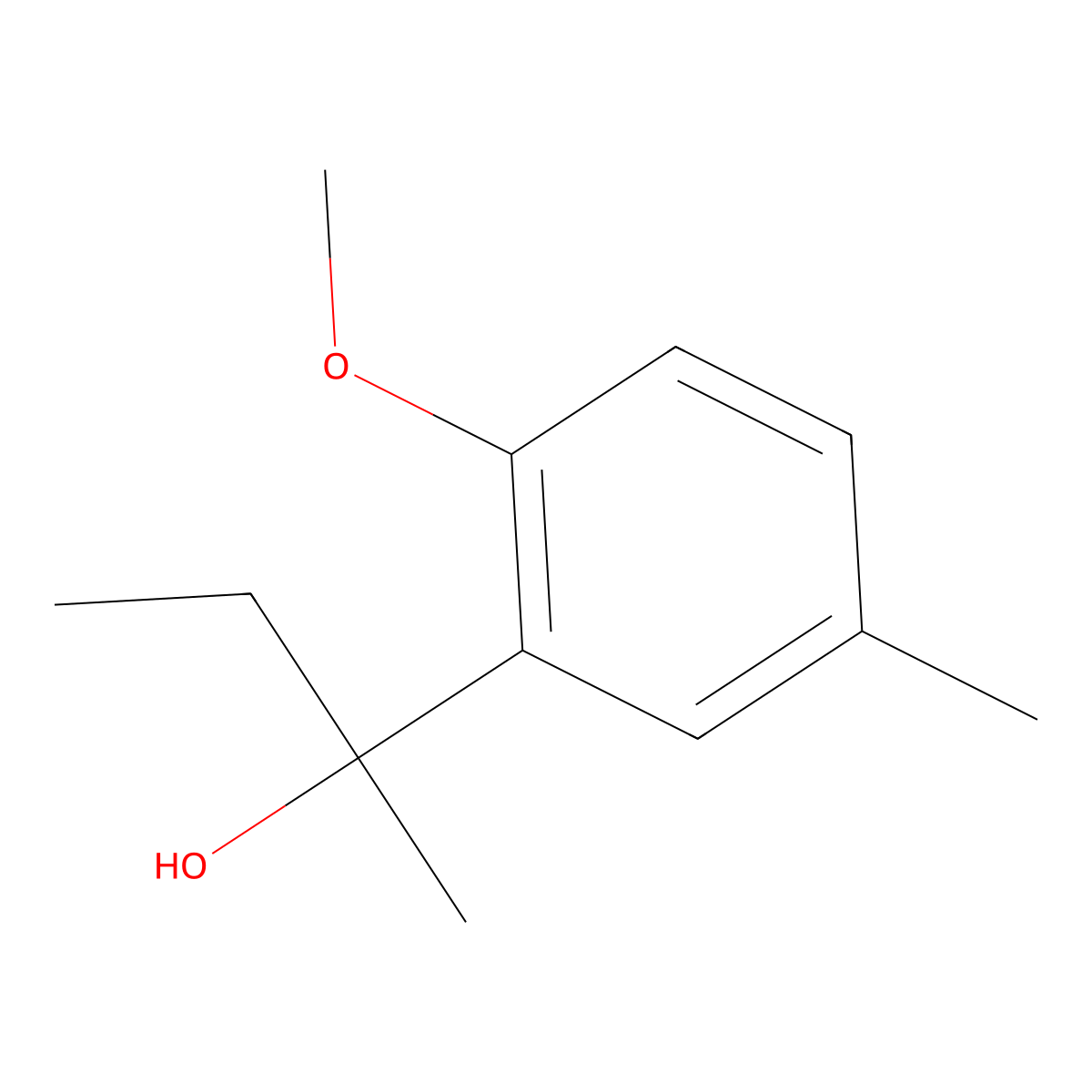 2-(2-Methoxy-5-methylphenyl)-2-butanol molecular structure, CAS 1339835-48-1