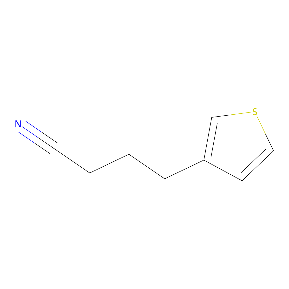4-(Thiophen-3-yl)butanenitrile molecular structure, CAS 1339835-81-2