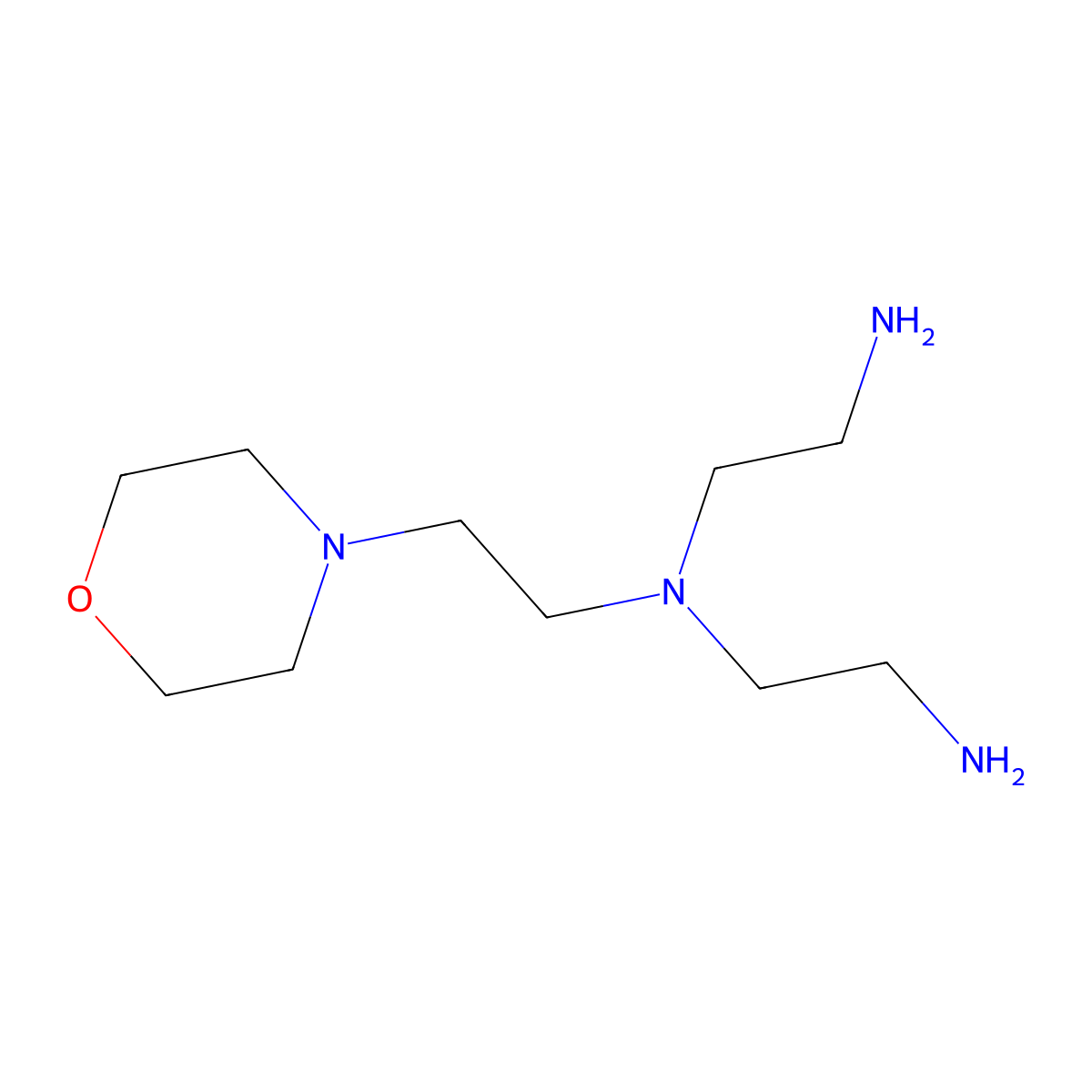 Bis(2-aminoethyl)[2-(morpholin-4-yl)ethyl]amine molecular structure, CAS 1339836-45-1