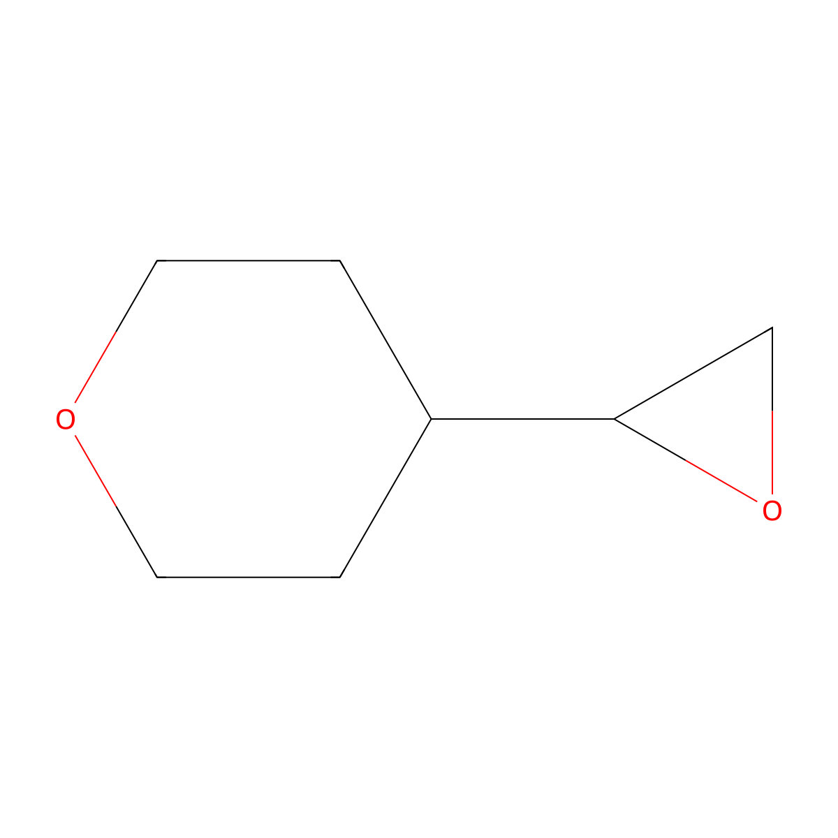 4-(Oxiran-2-yl)oxane molecular structure, CAS 1339849-51-2