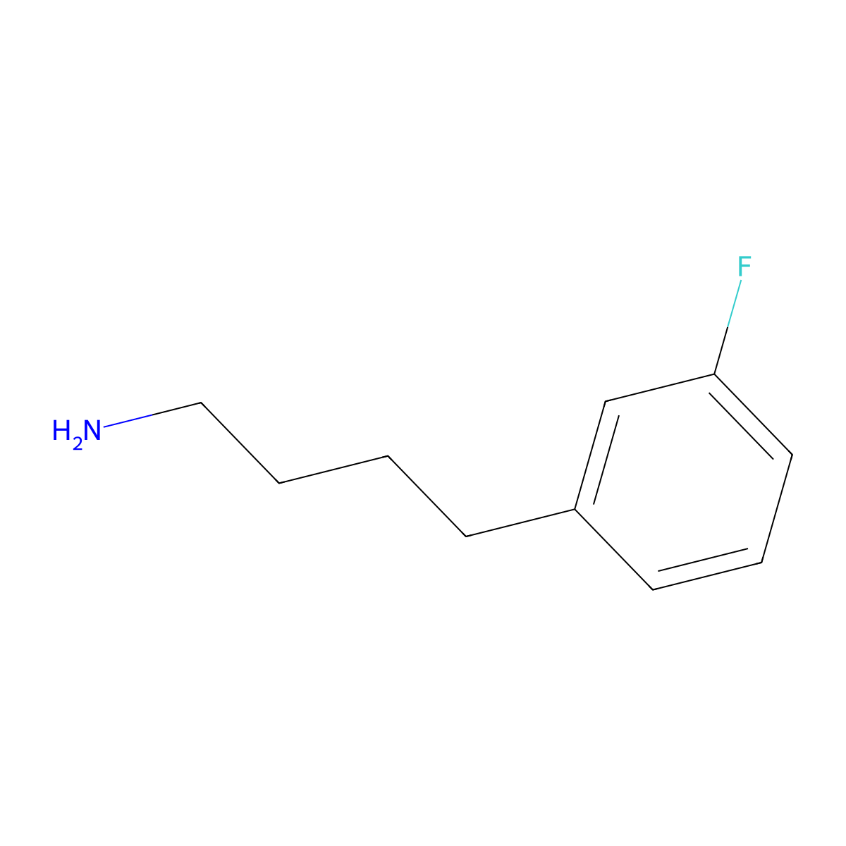 3-Fluoro-benzenebutanamine molecular structure, CAS 1339855-93-4