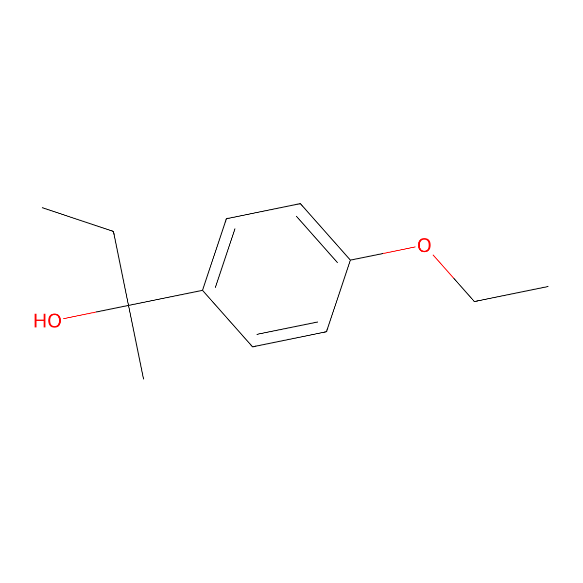 2-(4-Ethoxyphenyl)-2-butanol molecular structure, CAS 1339863-59-0