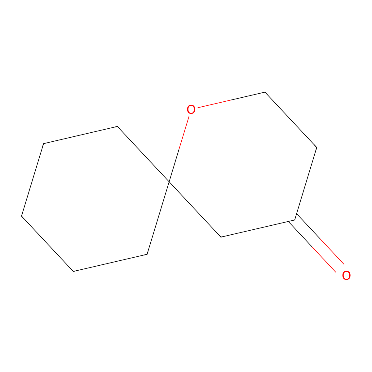 1-Oxaspiro(5.5)undecan-4-one molecular structure, CAS 1339866-28-2