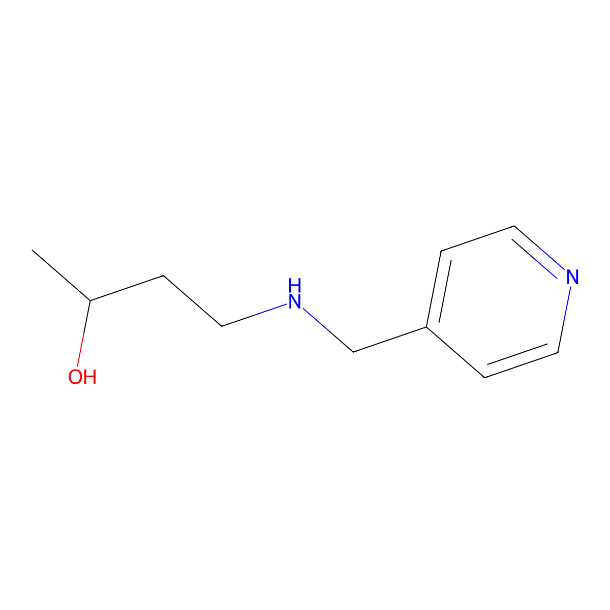 4-((Pyridin-4-ylmethyl)amino)butan-2-ol molecular structure, CAS 1339895-12-3