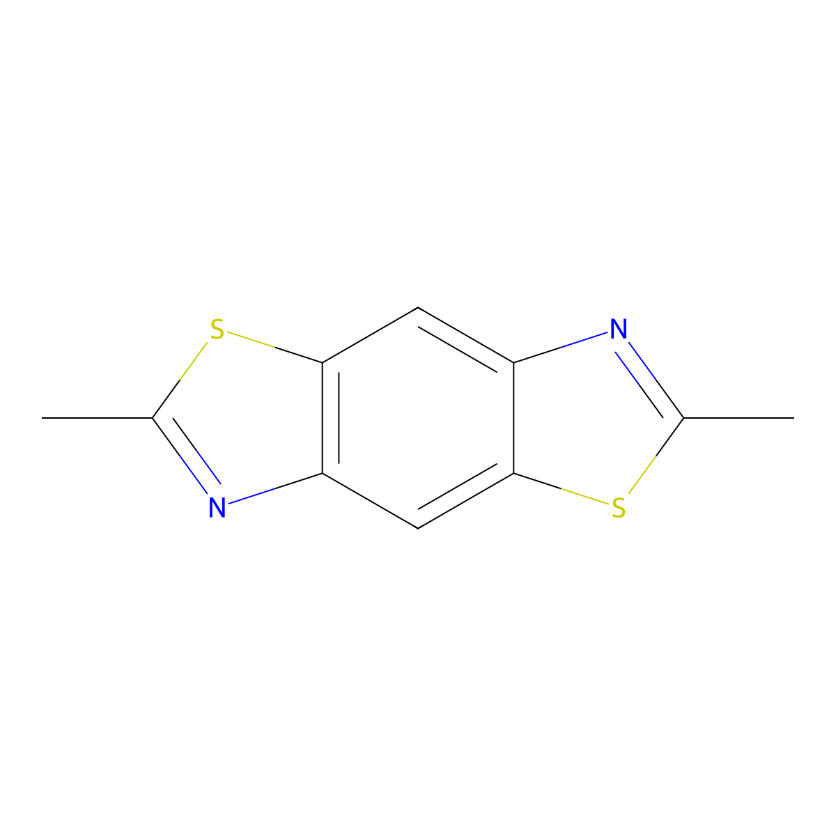 5,11-Dimethyl-4,10-dithia-6,12-diazatricyclo(7.3.0.0^(3,7))dodeca-1,3(7),5,8,11-pentaene molecular structure, CAS 13399-12-7
