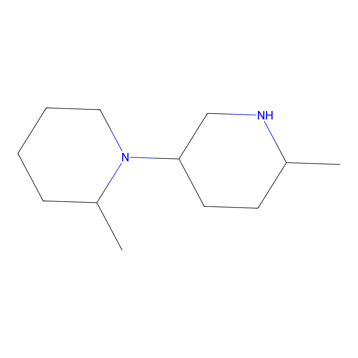 2-Methyl-5-(2-methylpiperidin-1-yl)piperidine molecular structure, CAS 1339910-37-0