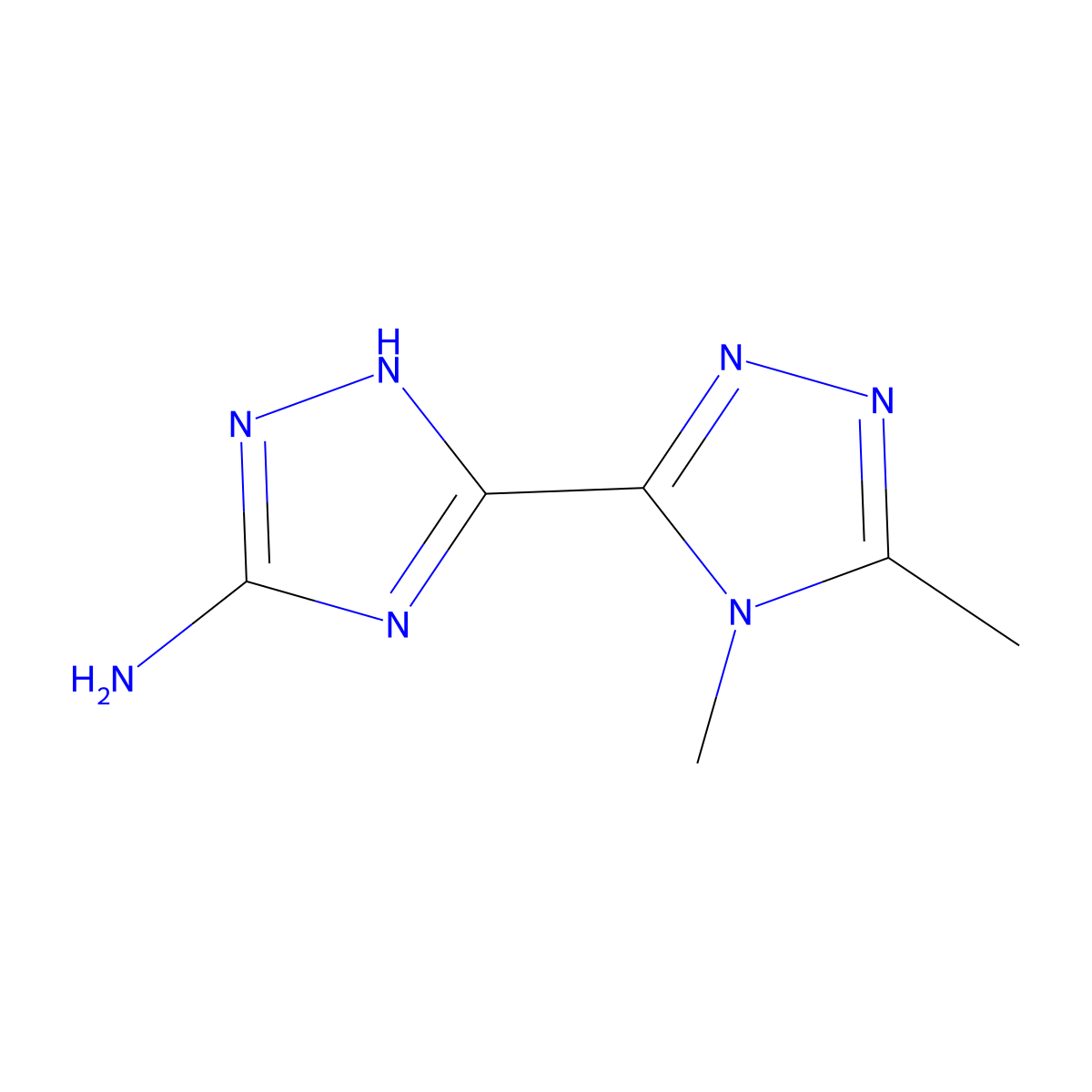 4',5'-Dimethyl-1h,4'h-[3,3'-bi(1,2,4-triazol)]-5-amine molecular structure, CAS 1339923-37-3