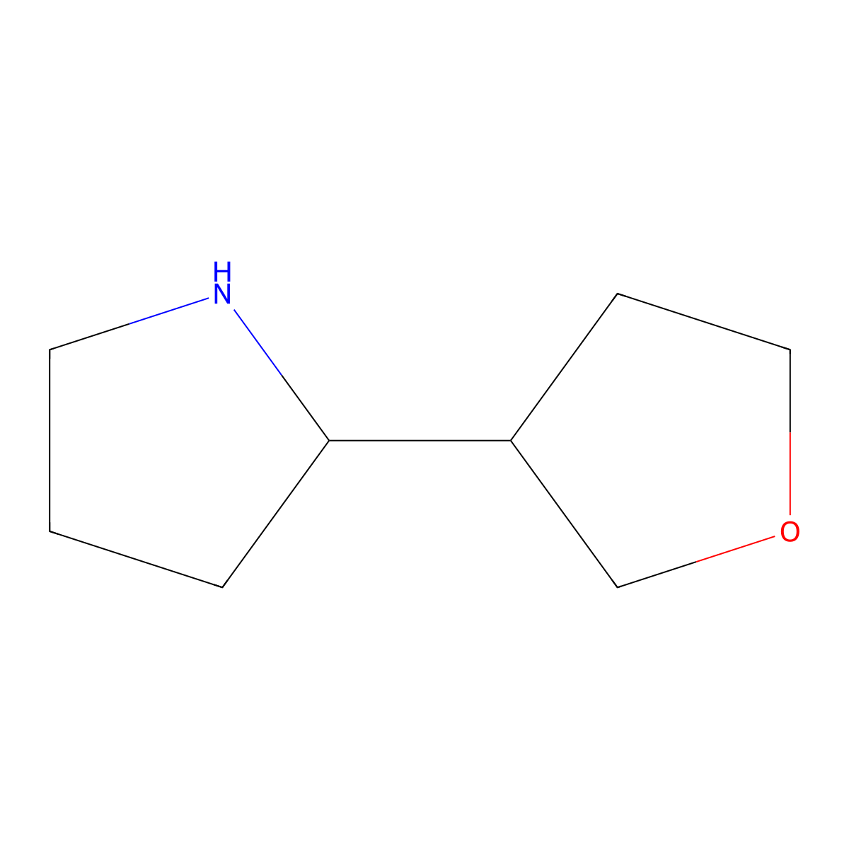 2-(Oxolan-3-yl)pyrrolidine molecular structure, CAS 1339925-94-8