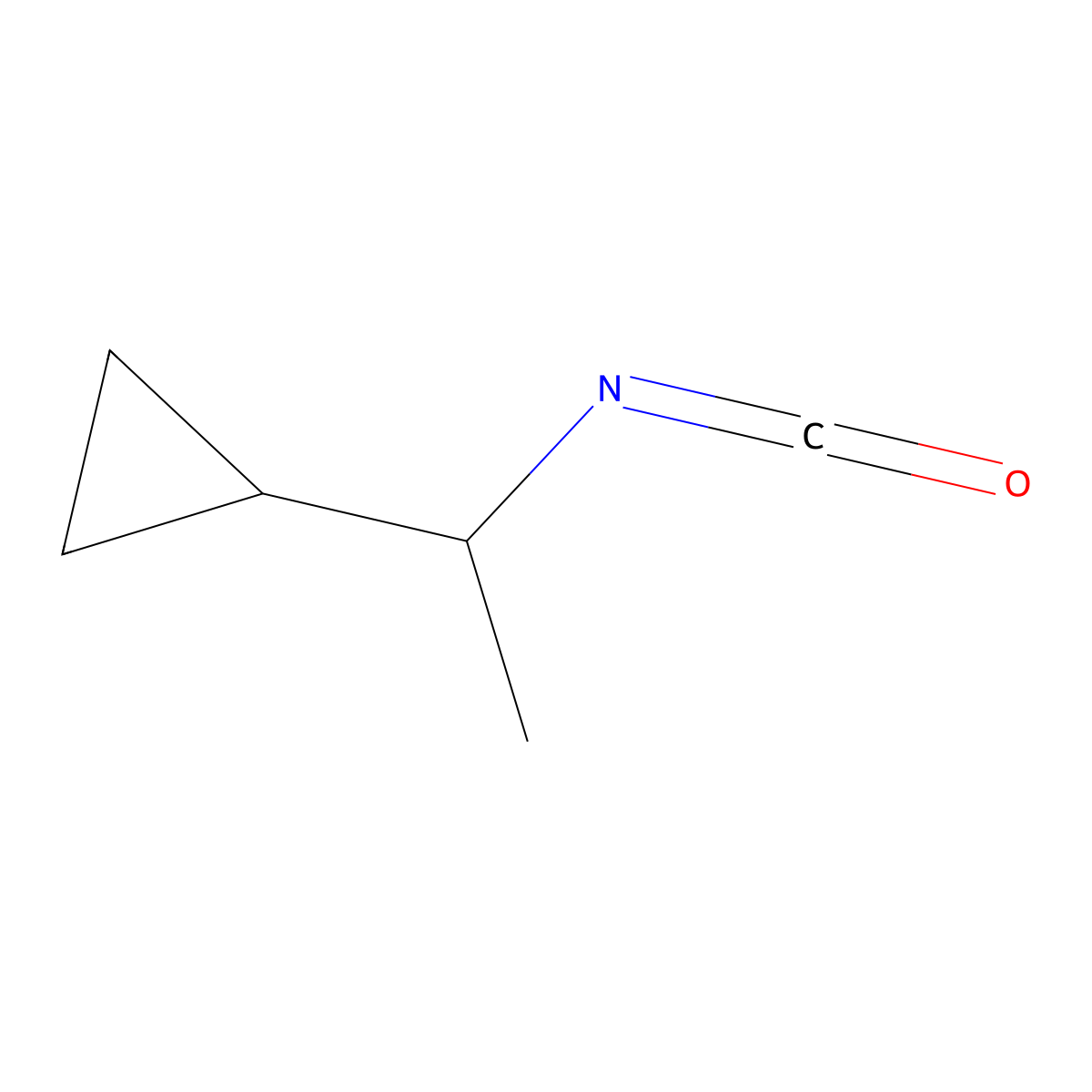 (1-Isocyanatoethyl)cyclopropane molecular structure, CAS 1339932-84-1