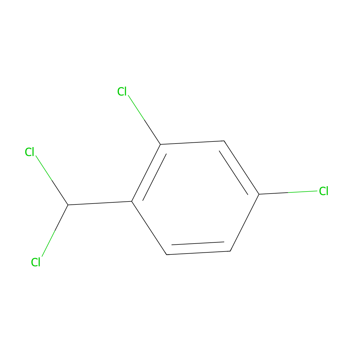 2,4-Dichloro-1-(dichloromethyl)benzene molecular structure, CAS 134-25-8