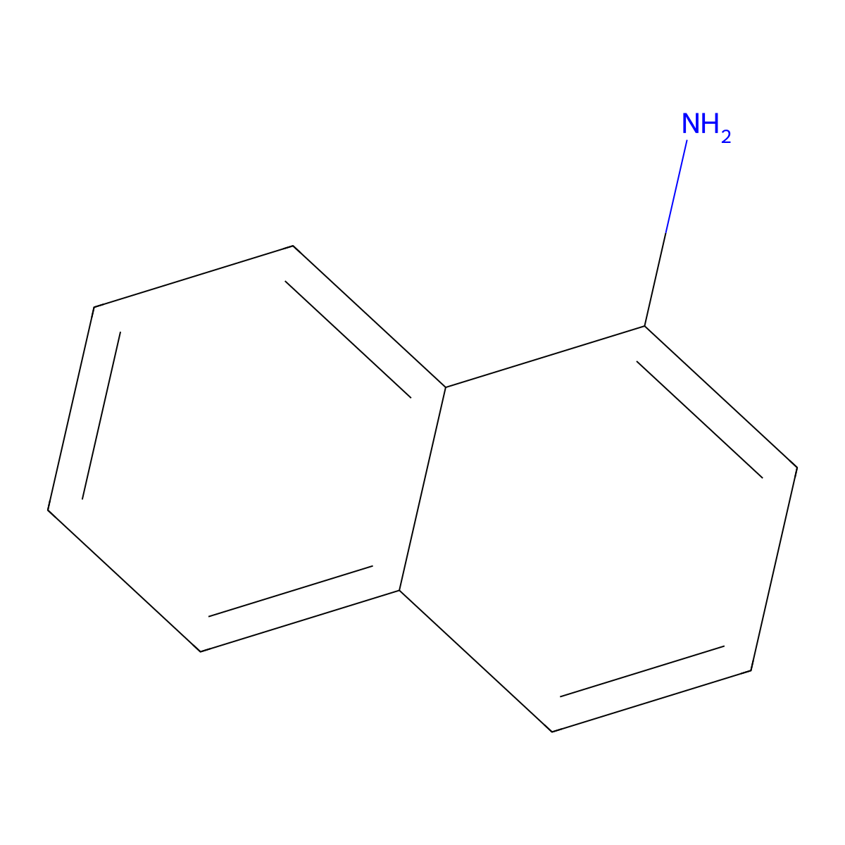 1-Naphthylamine molecular structure, CAS 134-32-7