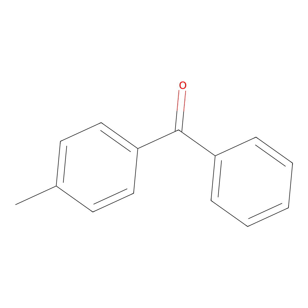 4-Methylbenzophenone molecular structure, CAS 134-84-9