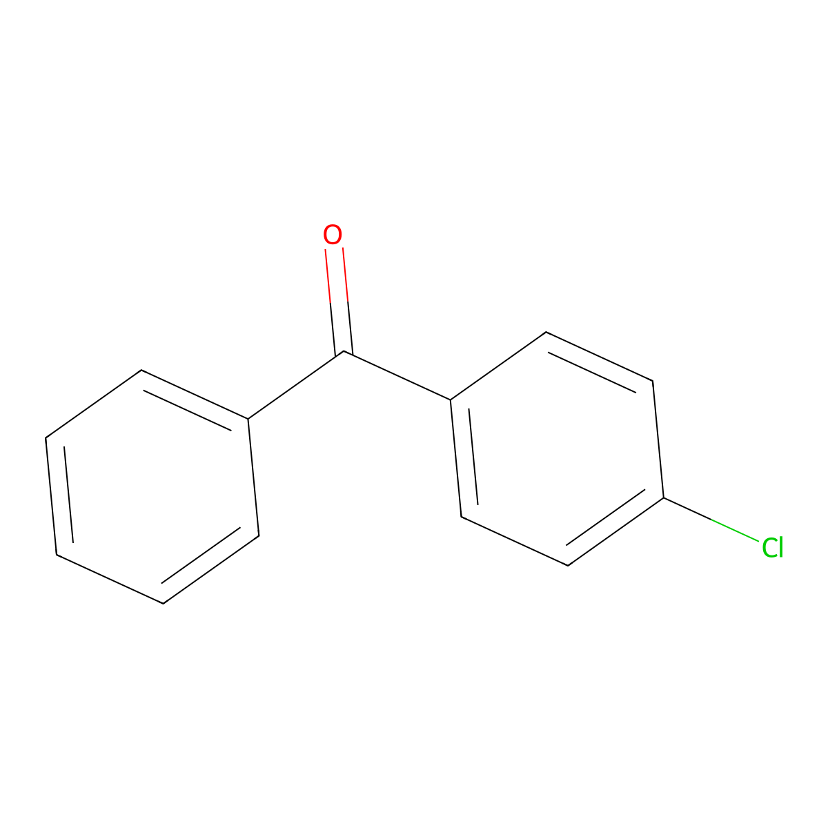 4-Chlorobenzophenone molecular structure, CAS 134-85-0