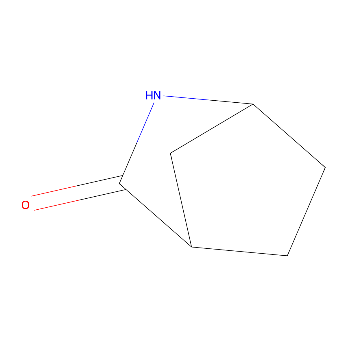(1R,4S)-2-azabicyclo(2.2.1)heptan-3-one molecular structure, CAS 134003-02-4