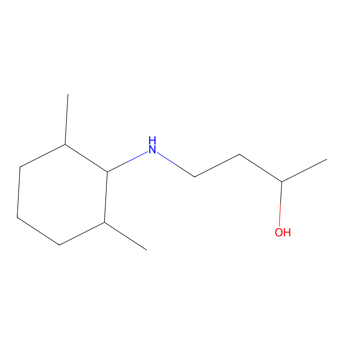 4-[(2,6-Dimethylcyclohexyl)amino]butan-2-ol molecular structure, CAS 1340056-19-0