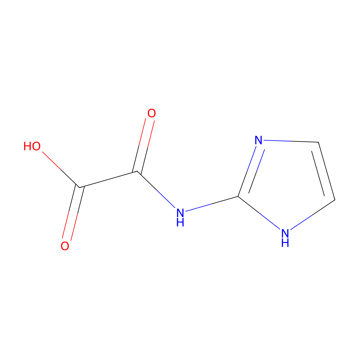 [(1H-imidazol-2-yl)carbamoyl]formic acid molecular structure, CAS 1340102-65-9