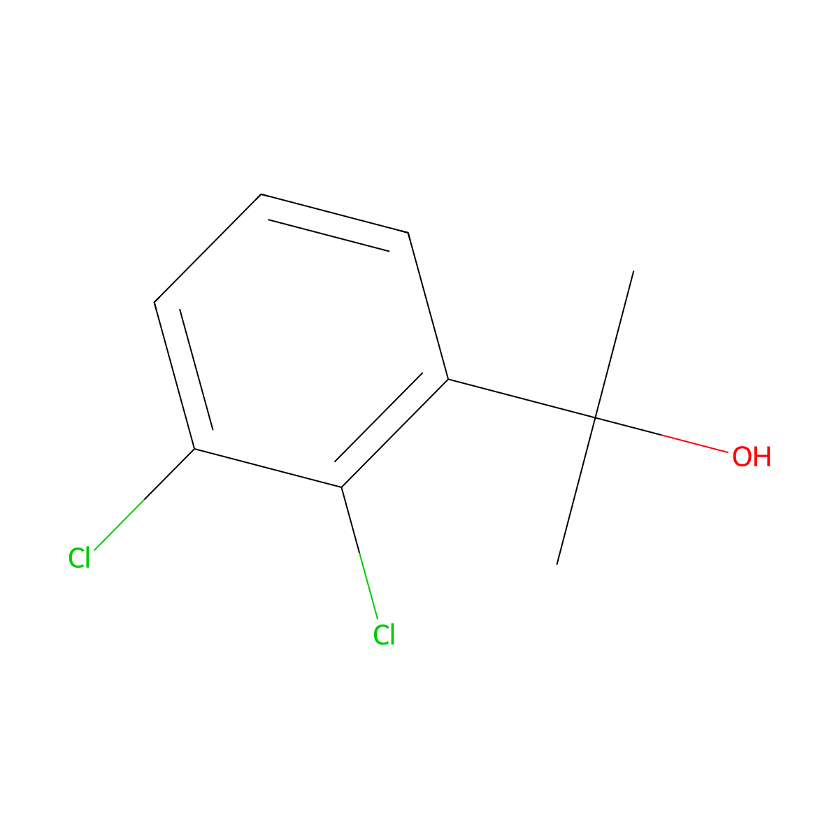 2-(2,3-Dichlorophenyl)propan-2-ol molecular structure, CAS 1340148-11-9
