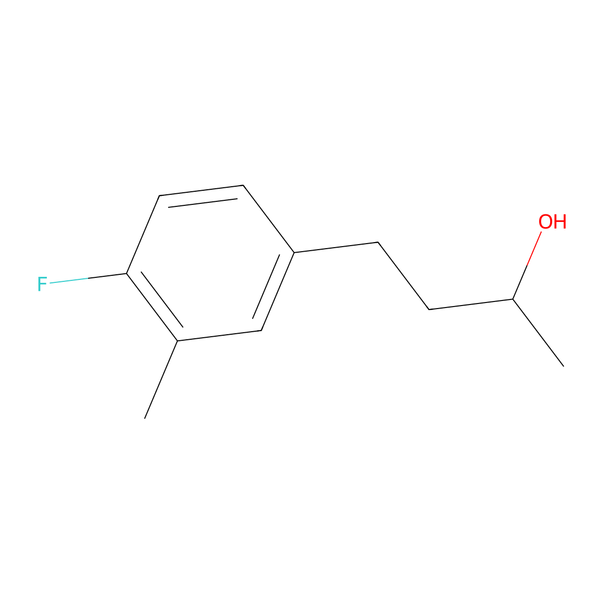 4-(4-Fluoro-3-methylphenyl)butan-2-ol molecular structure, CAS 1340149-74-7