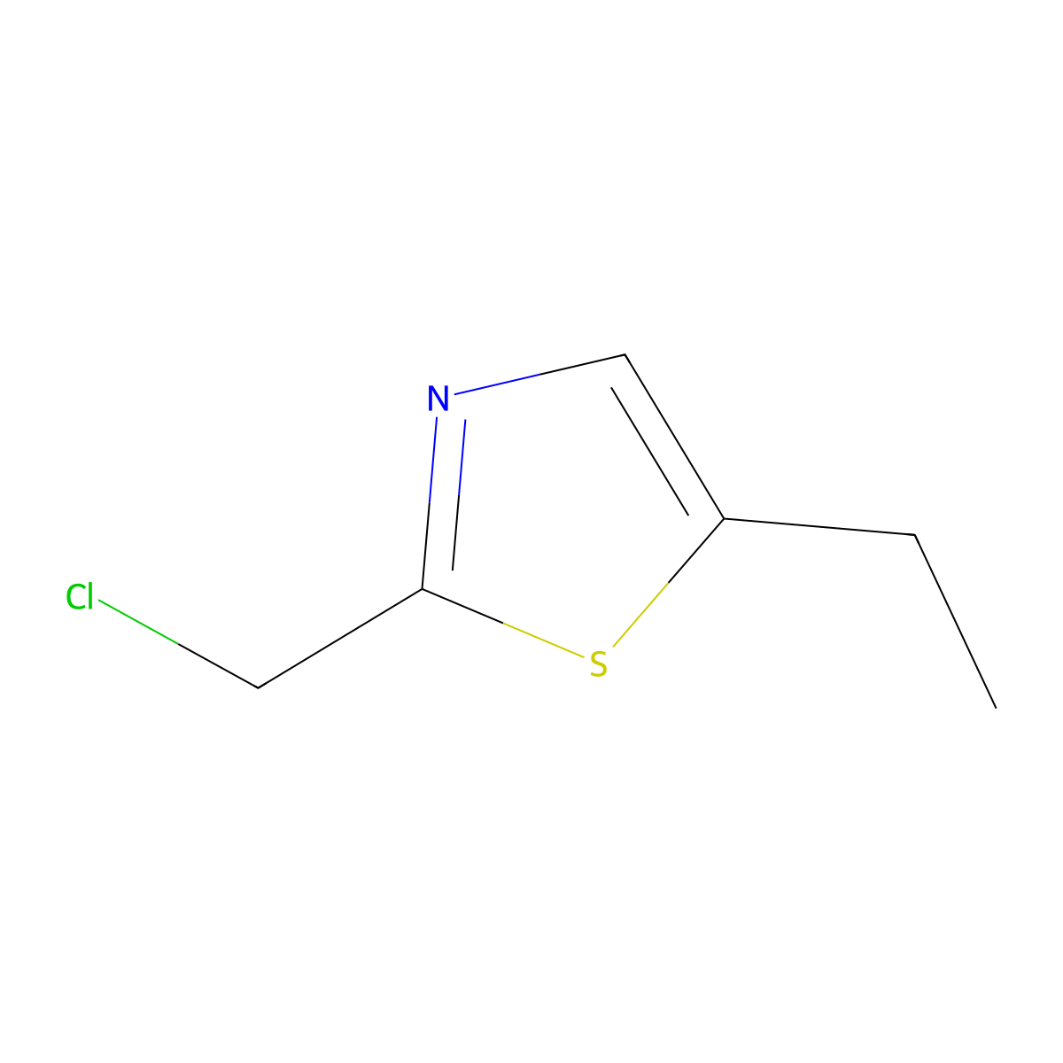 2-(Chloromethyl)-5-ethyl-1,3-thiazole molecular structure, CAS 1340150-89-1