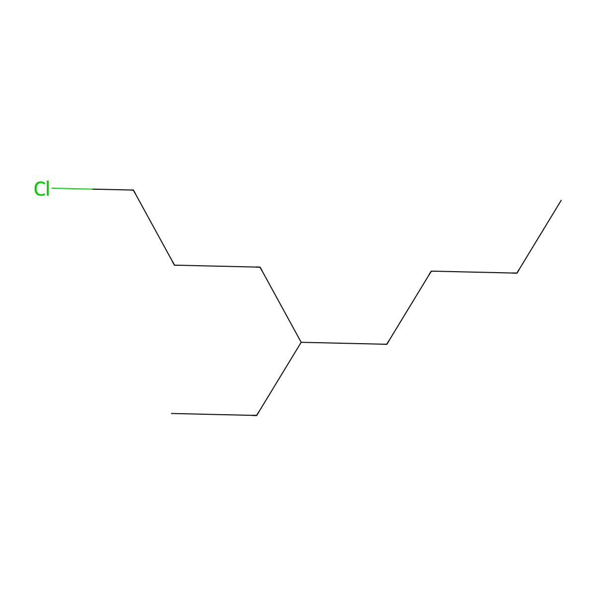 1-Chloro-4-ethyloctane molecular structure, CAS 1340171-69-8