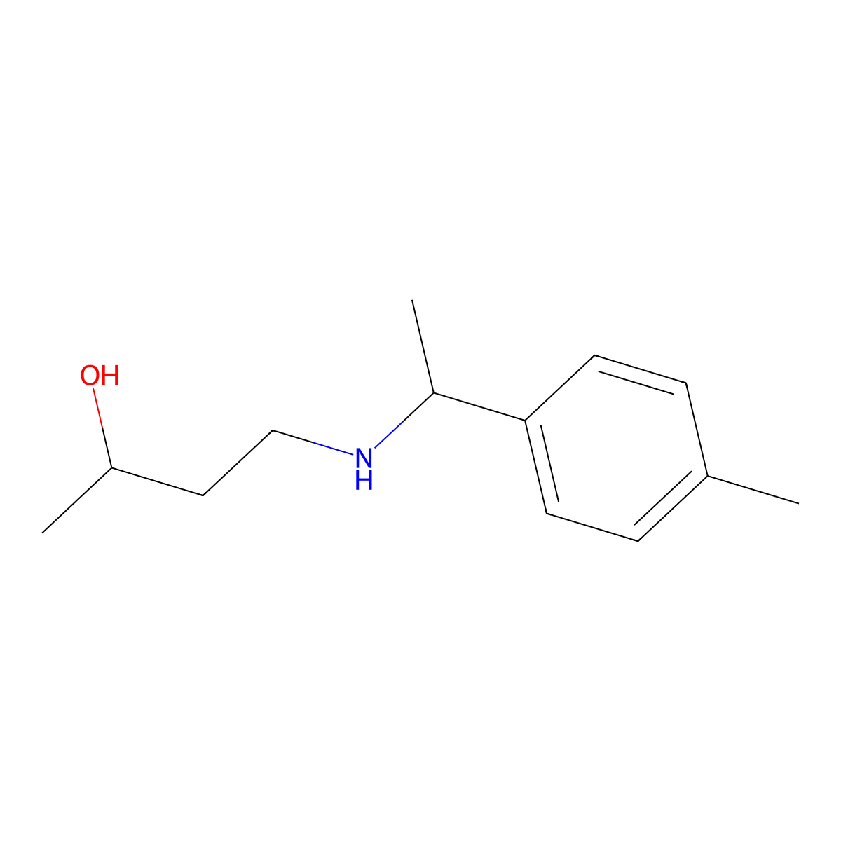 4-{[1-(4-Methylphenyl)ethyl]amino}butan-2-ol molecular structure, CAS 1340185-95-6