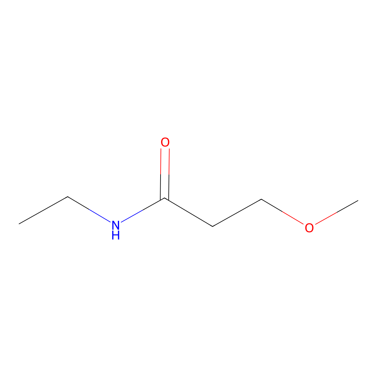 N-Ethyl-3-methoxy-propionamide molecular structure, CAS 1340201-02-6