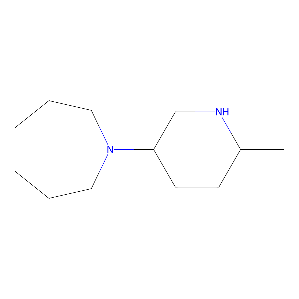 1-(6-Methylpiperidin-3-yl)azepane molecular structure, CAS 1340206-86-1