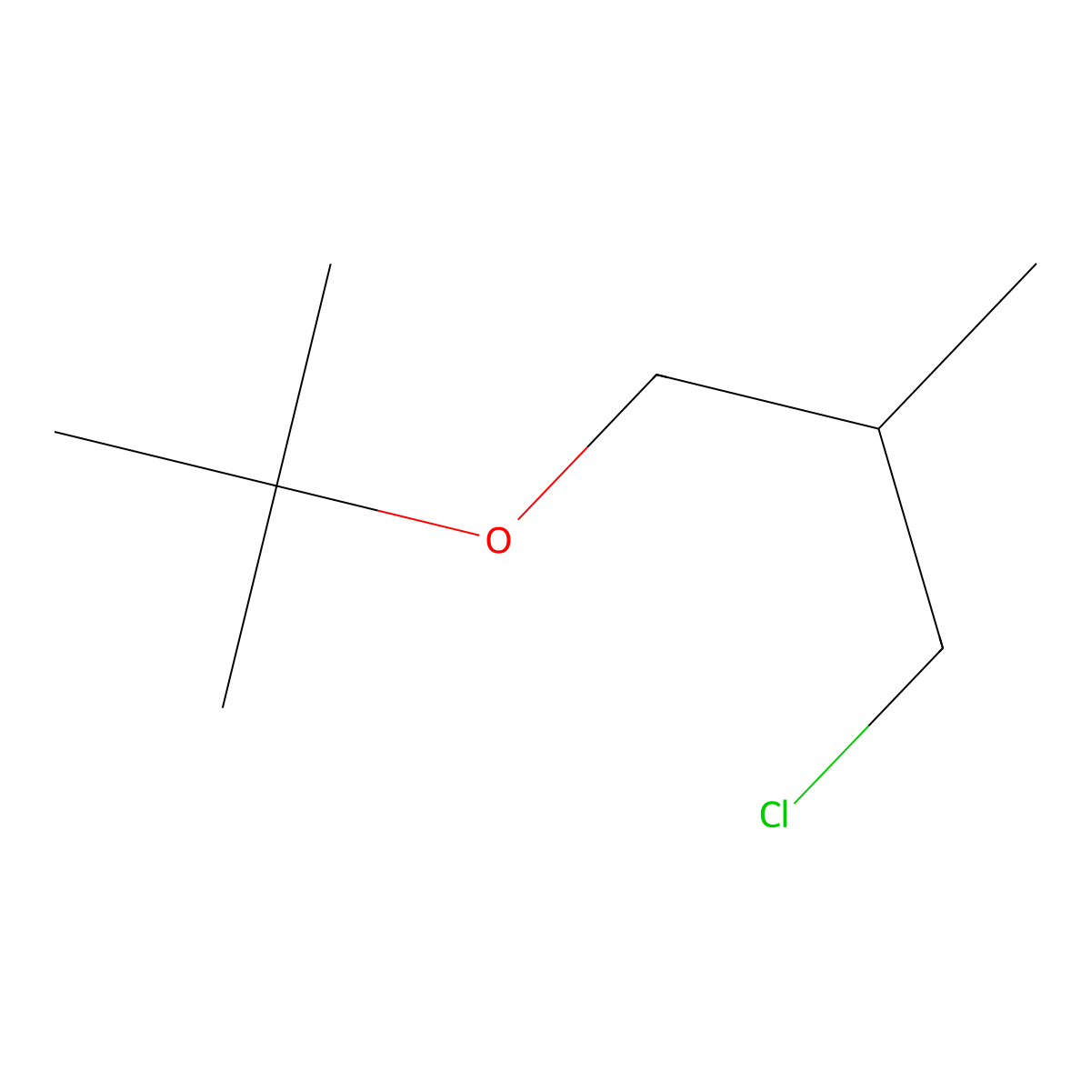 1-(Tert-butoxy)-3-chloro-2-methylpropane molecular structure, CAS 1340221-01-3