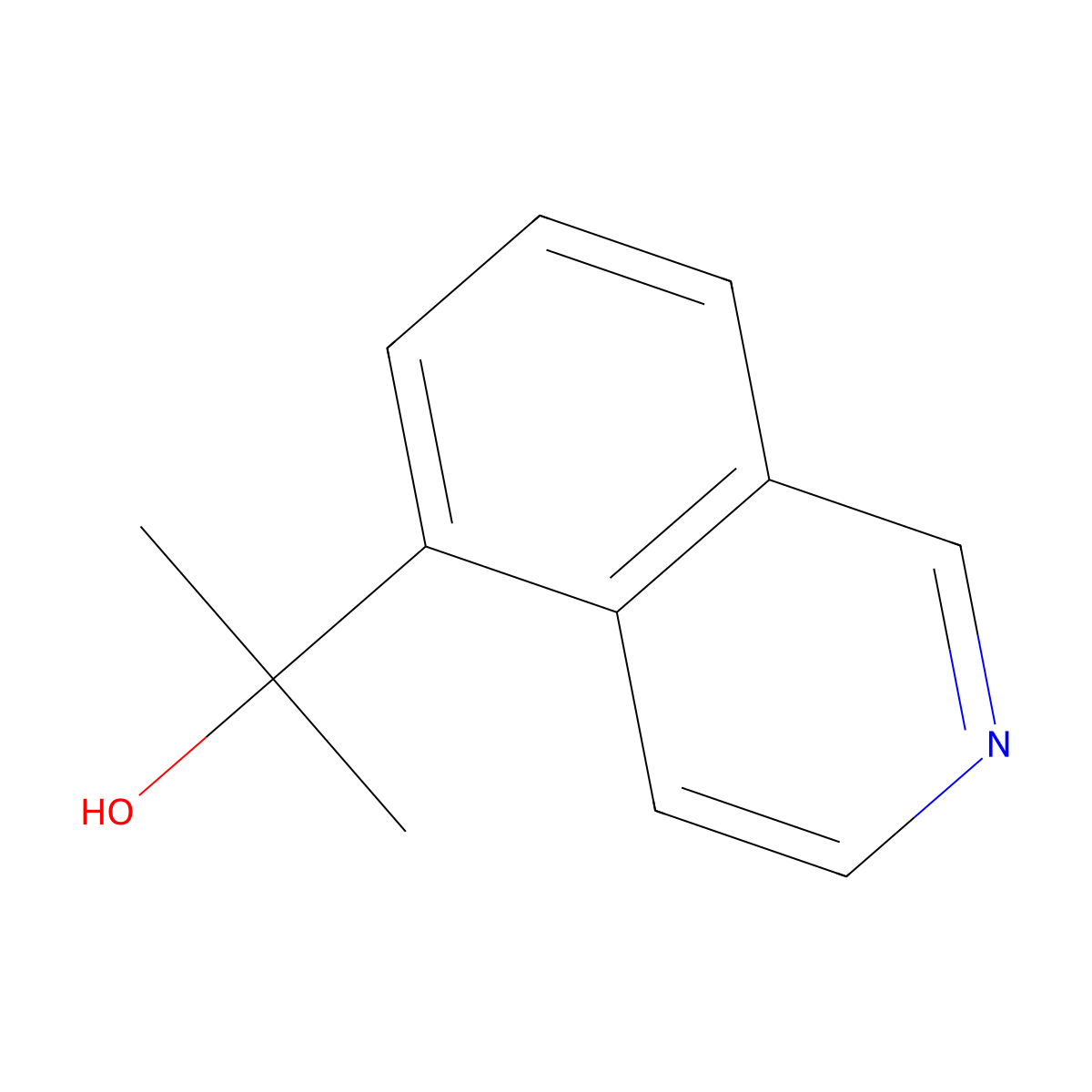 2-(Isoquinolin-5-yl)propan-2-ol molecular structure, CAS 1340238-56-3