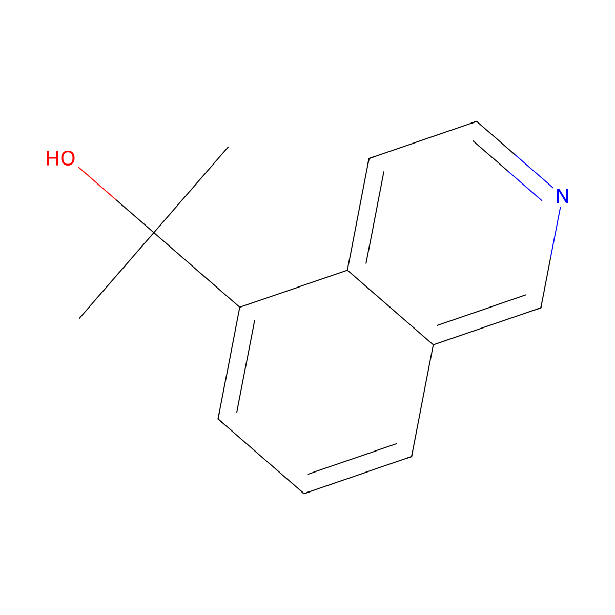 2-(Isoquinolin-5-yl)propan-2-ol molecular structure, CAS 1340238-56-3