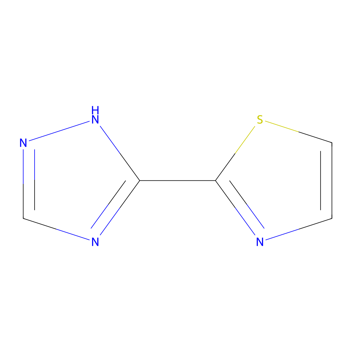 3-(1,3-thiazol-2-yl)-4H-1,2,4-triazole molecular structure, CAS 1340241-97-5