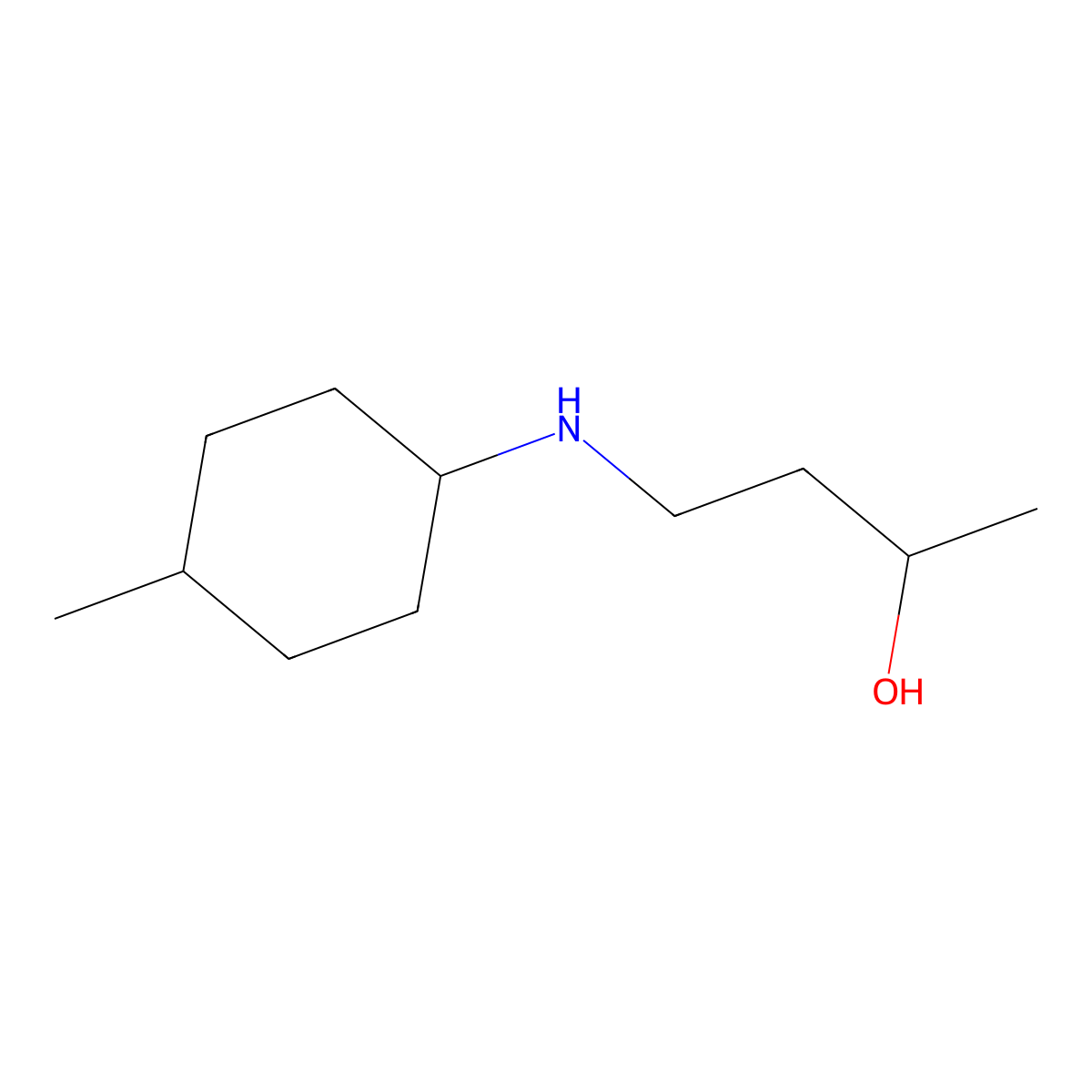 4-[(4-Methylcyclohexyl)amino]butan-2-ol molecular structure, CAS 1340262-41-0