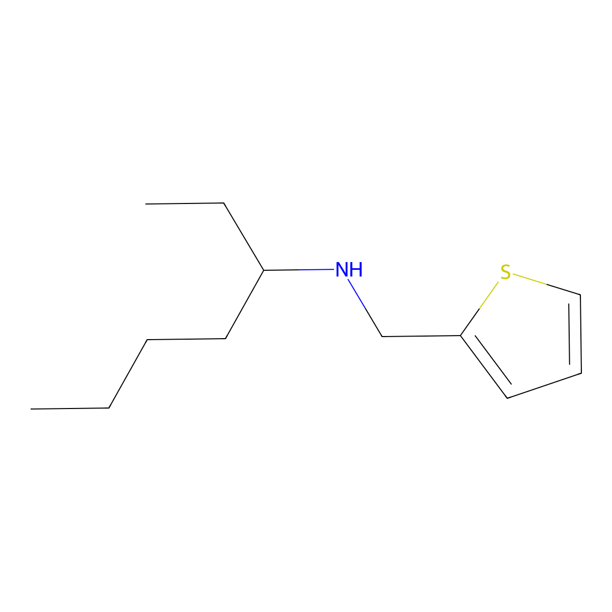 N-(thiophen-2-ylmethyl)heptan-3-amine molecular structure, CAS 1340283-36-4
