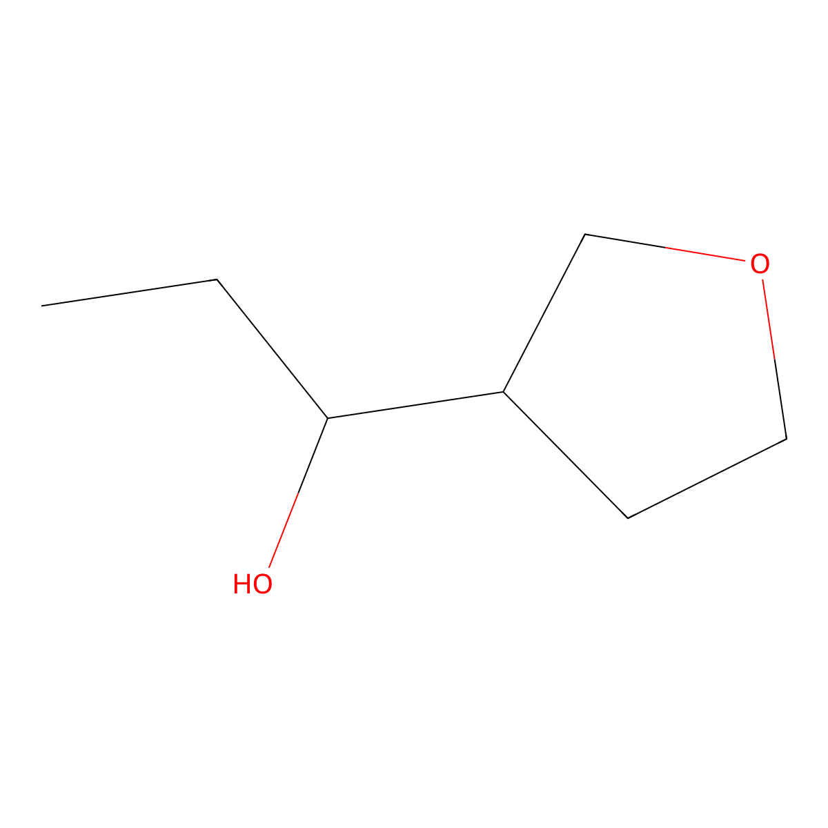 1-(Oxolan-3-yl)propan-1-ol molecular structure, CAS 1340349-07-6