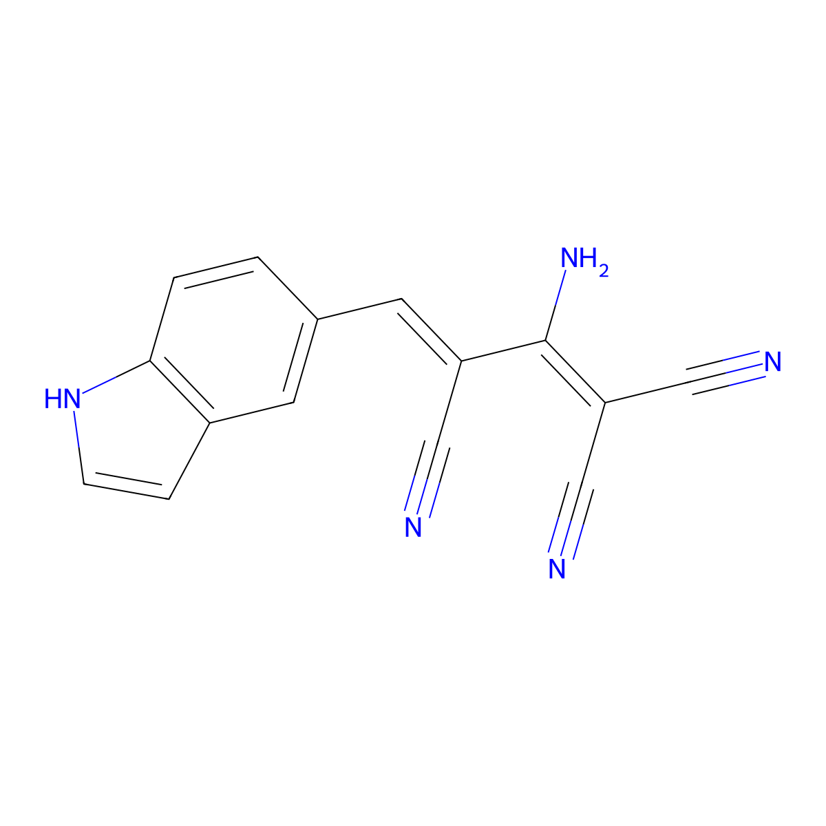 Tyrphostin B7 molecular structure, CAS 134036-53-6
