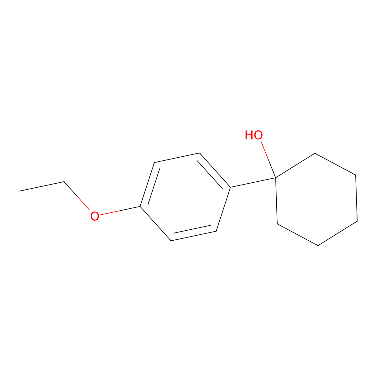 1-(4-Ethoxyphenyl)cyclohexanol molecular structure, CAS 1340394-33-3