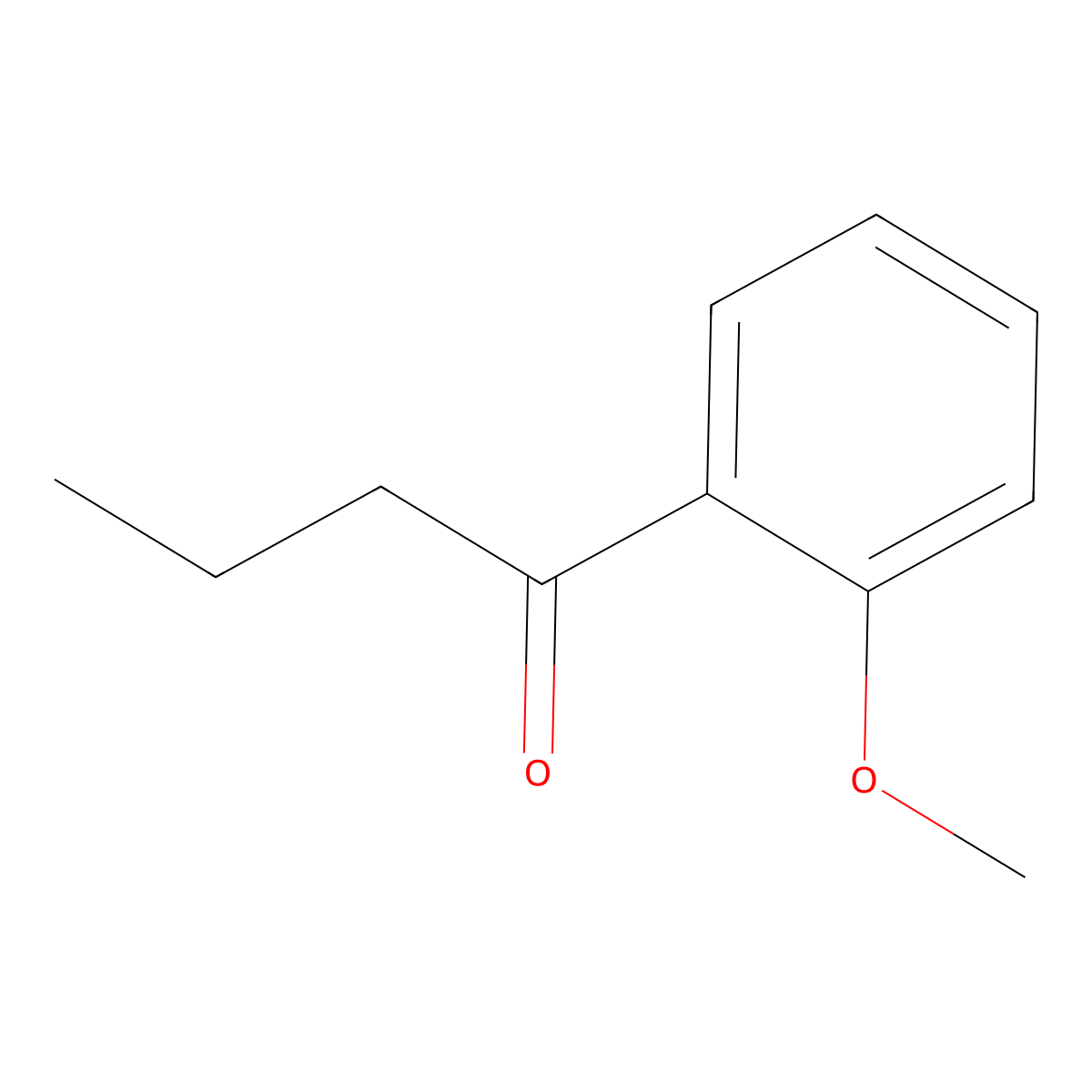 1-(2-Methoxyphenyl)butan-1-one molecular structure, CAS 13404-83-6