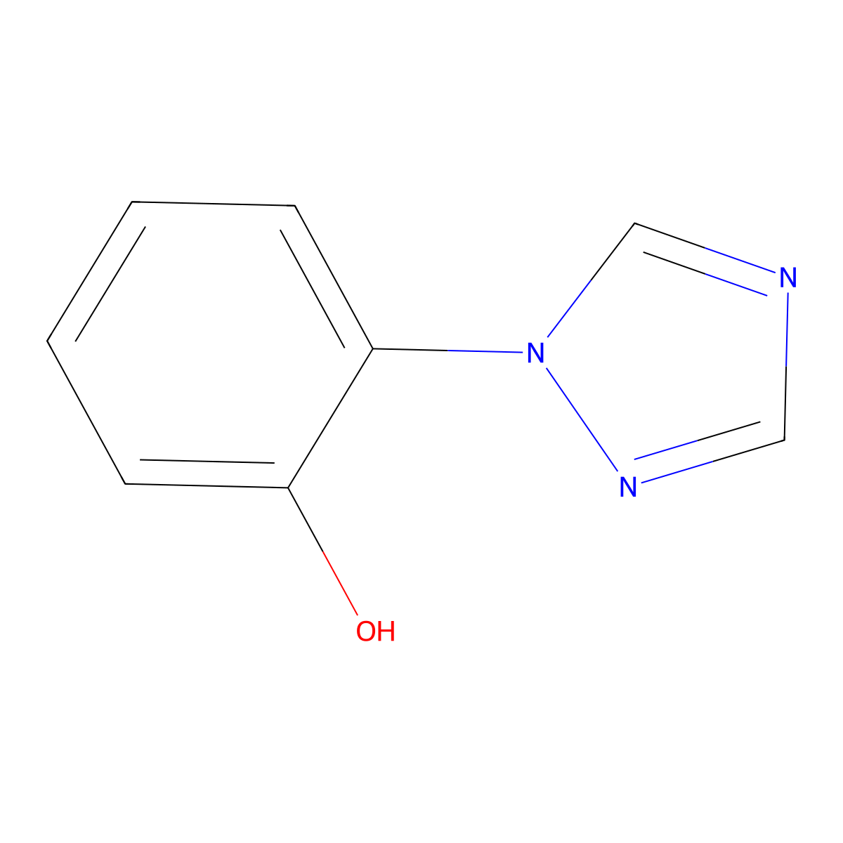 2-(1H-1,2,4-triazol-1-yl)phenol molecular structure, CAS 1340463-49-1