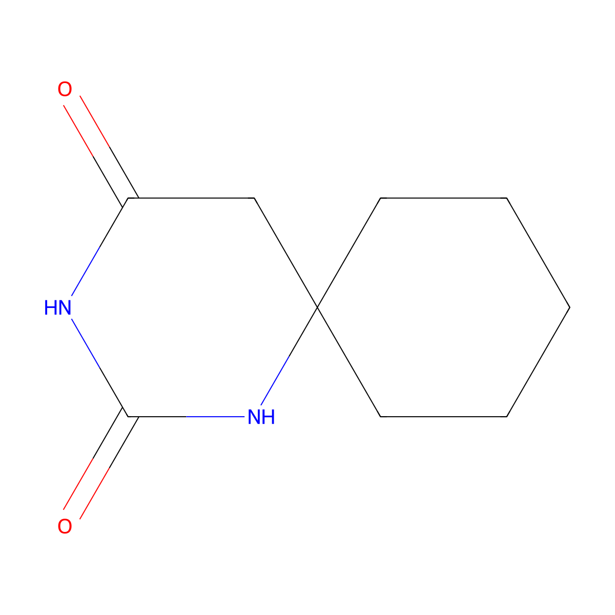 1,3-Diazaspiro(5.5)undecane-2,4-dione molecular structure, CAS 1340492-22-9