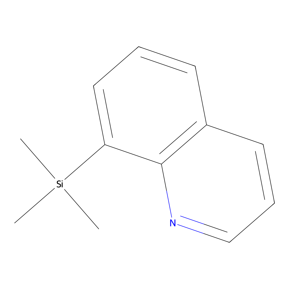 8-(Trimethylsilyl)quinoline molecular structure, CAS 134050-43-4