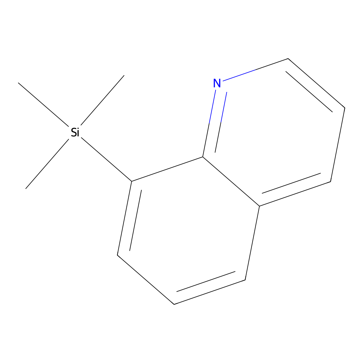 8-(Trimethylsilyl)quinoline molecular structure, CAS 134050-43-4