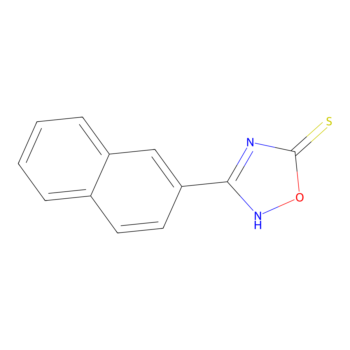3-(Naphthalen-2-yl)-1,2,4-oxadiazole-5-thiol molecular structure, CAS 1340500-86-8