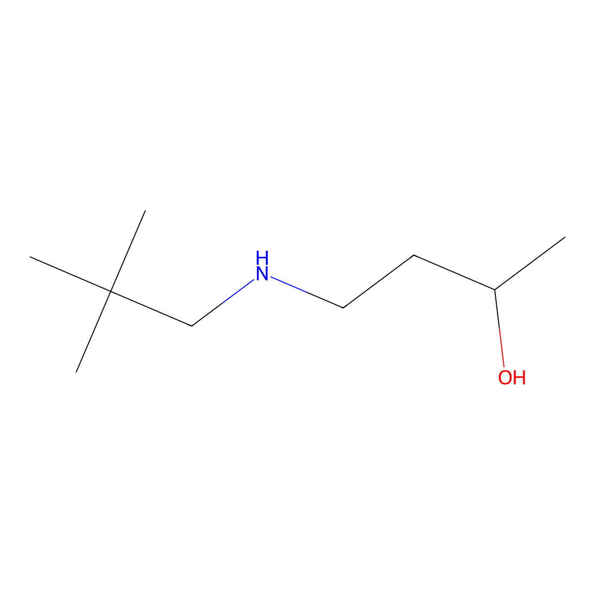 4-[(2,2-Dimethylpropyl)amino]butan-2-ol molecular structure, CAS 1340512-42-6