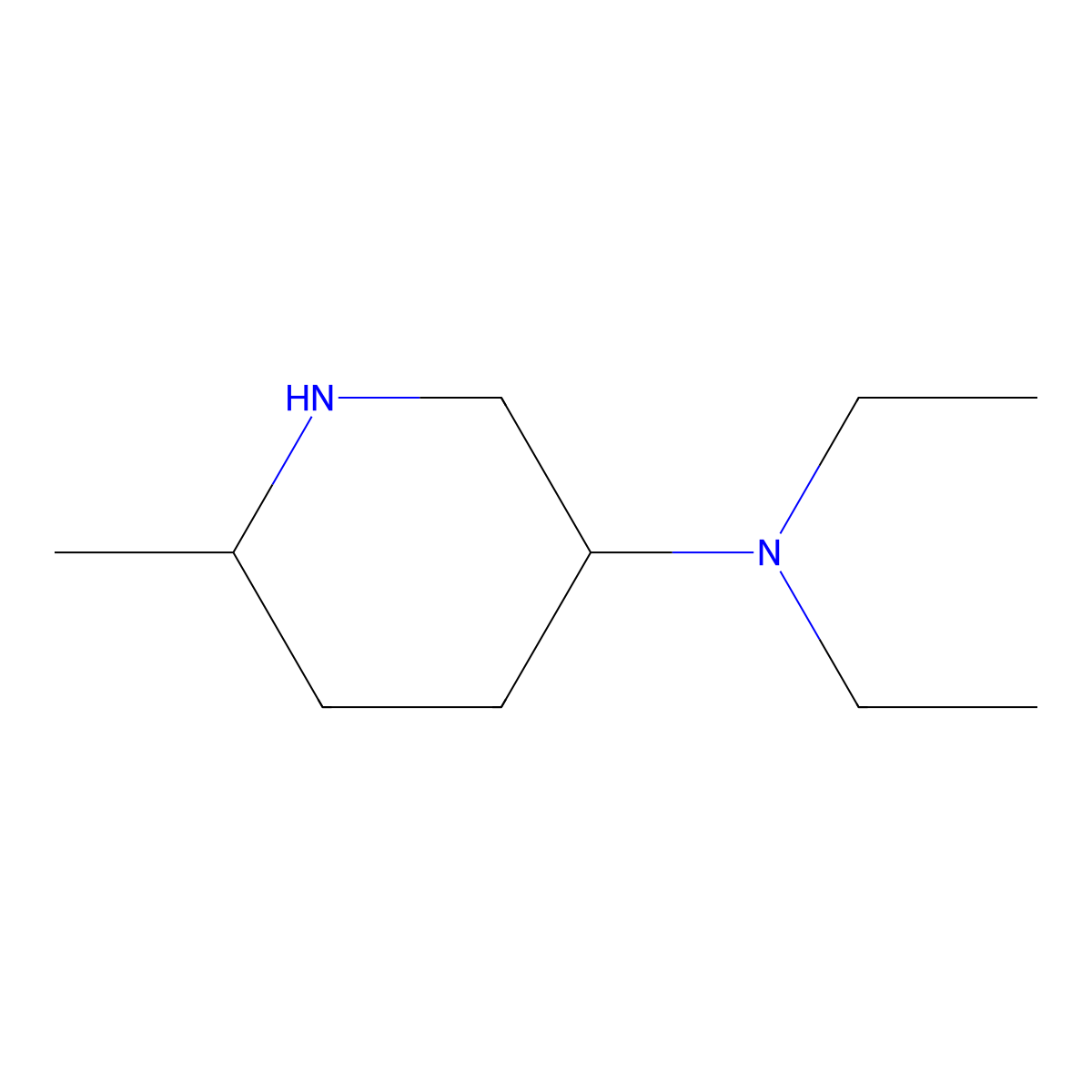 N,N-diethyl-6-methylpiperidin-3-amine molecular structure, CAS 1340512-72-2