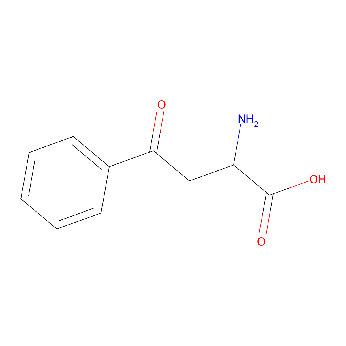 D-2-Amino-4-oxo-4-phenylbutanoic acid molecular structure, CAS 134053-85-3