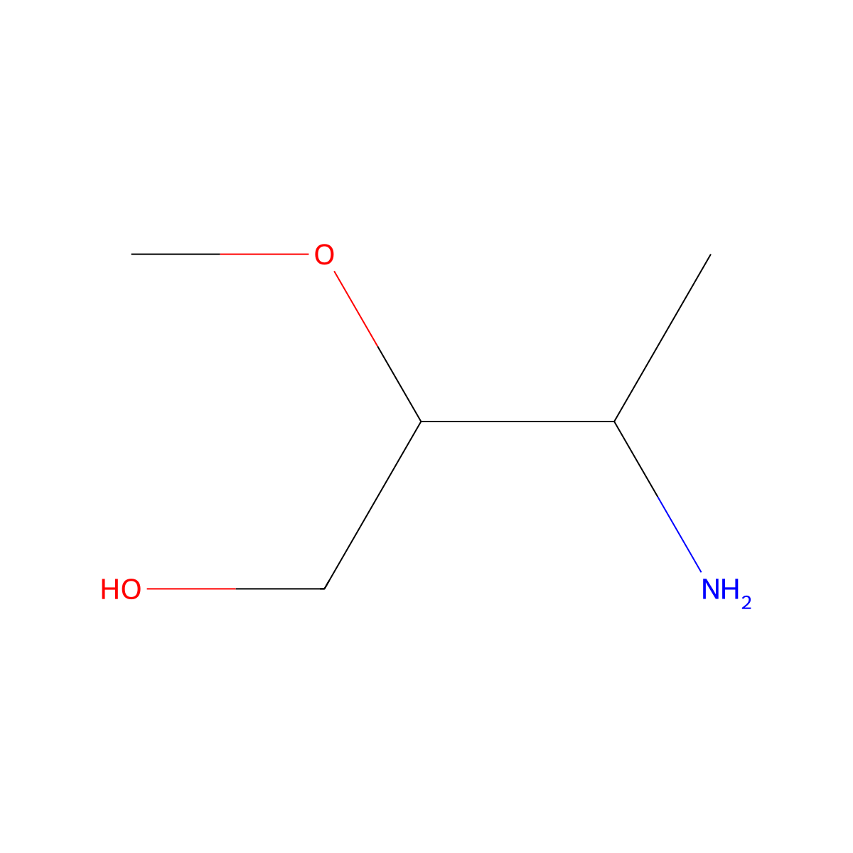 3-Amino-2-methoxybutan-1-ol molecular structure, CAS 1340561-90-1